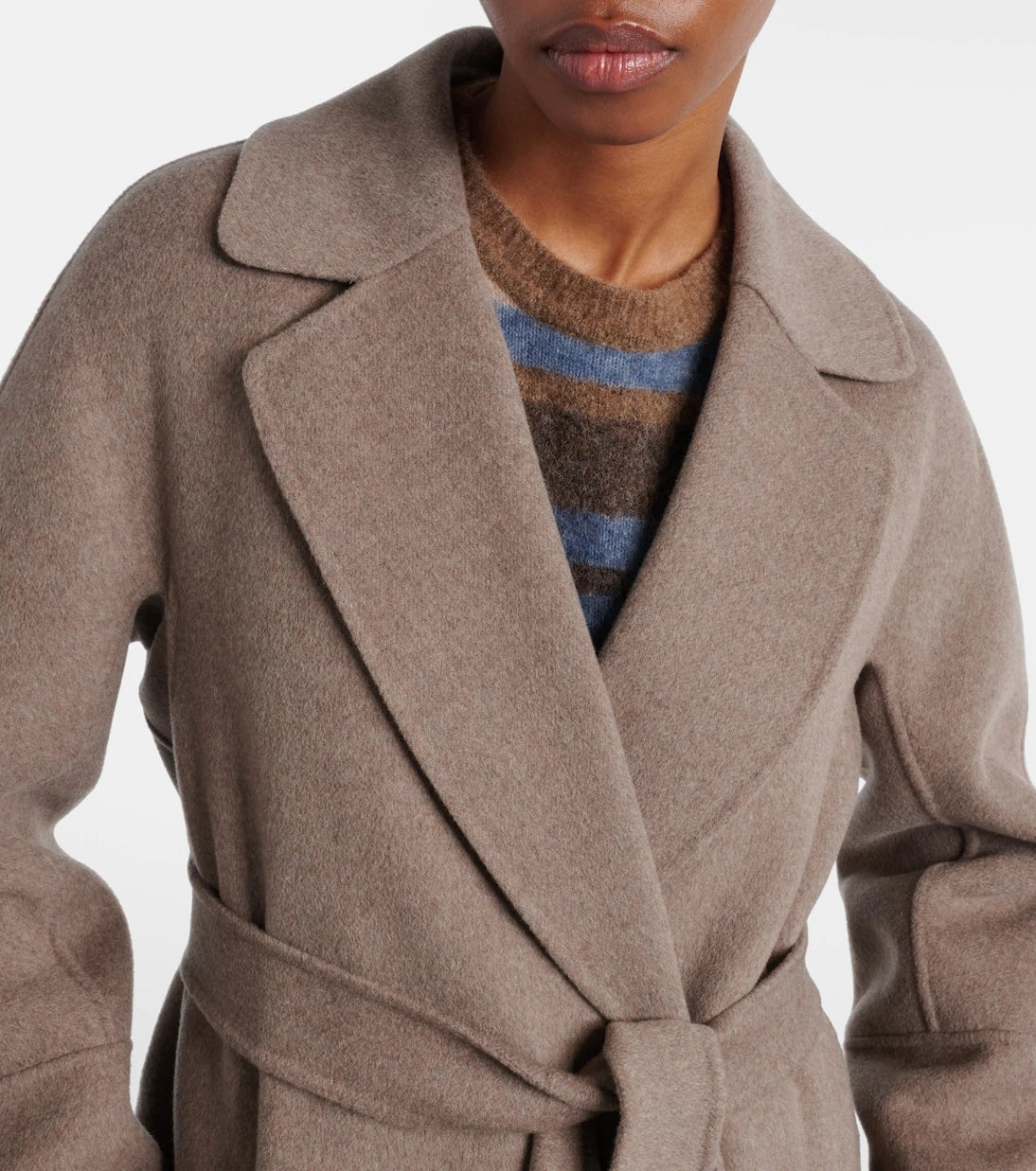 'S Max Mara - Elisa virgin wool wrap coat