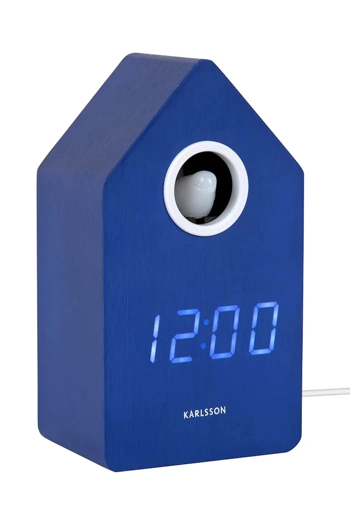 Будилник с кукувичка Karlsson Cuckoo LED 16 cm