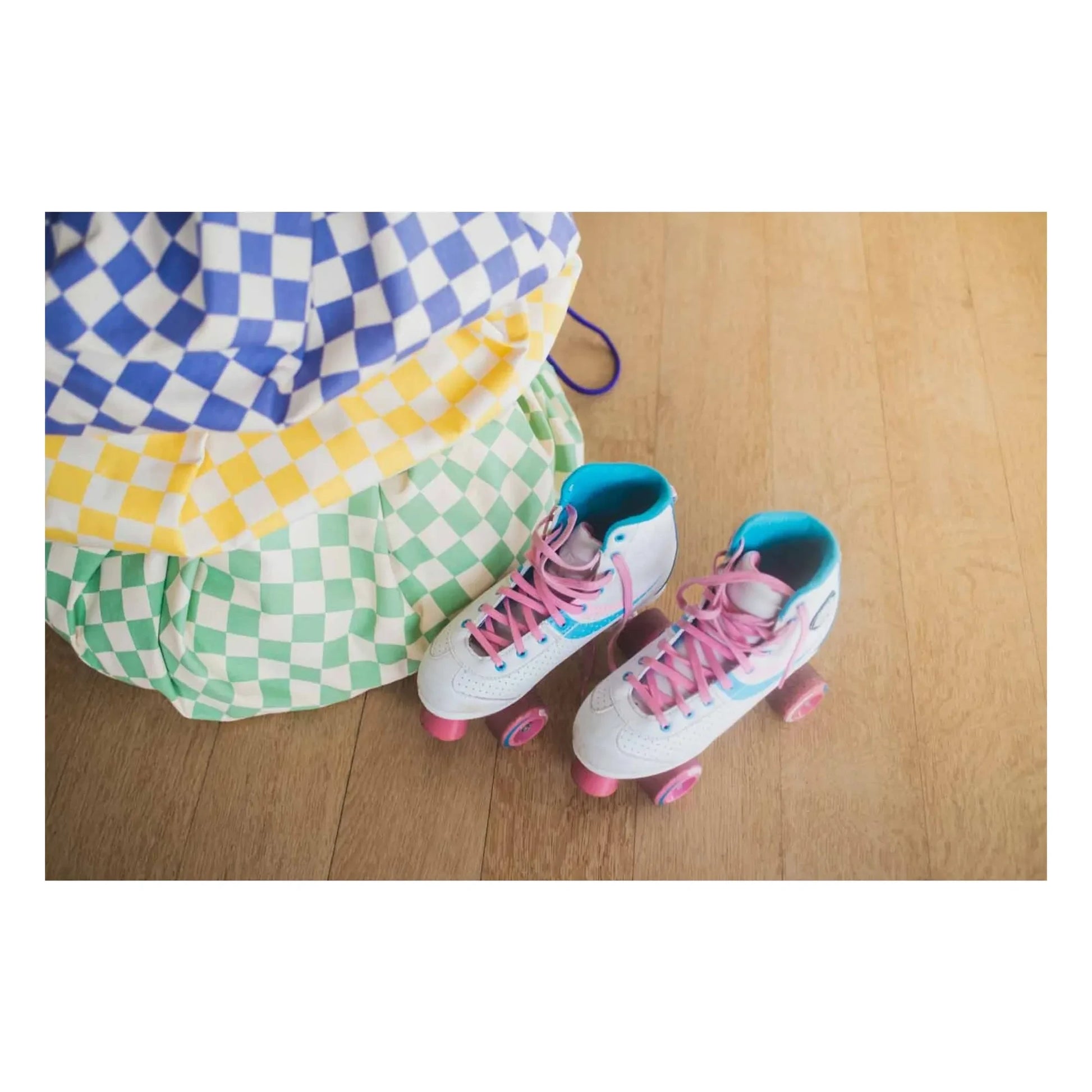 Play and Go - Noomad Bag / Playmat - Vichy | Yellow