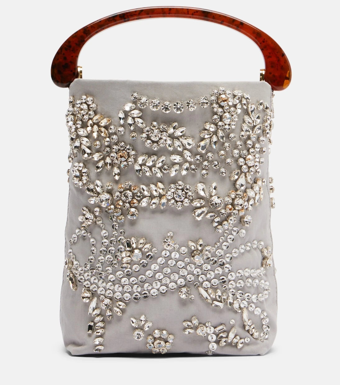 Dries Van Noten - Micro embellished top-handle bag