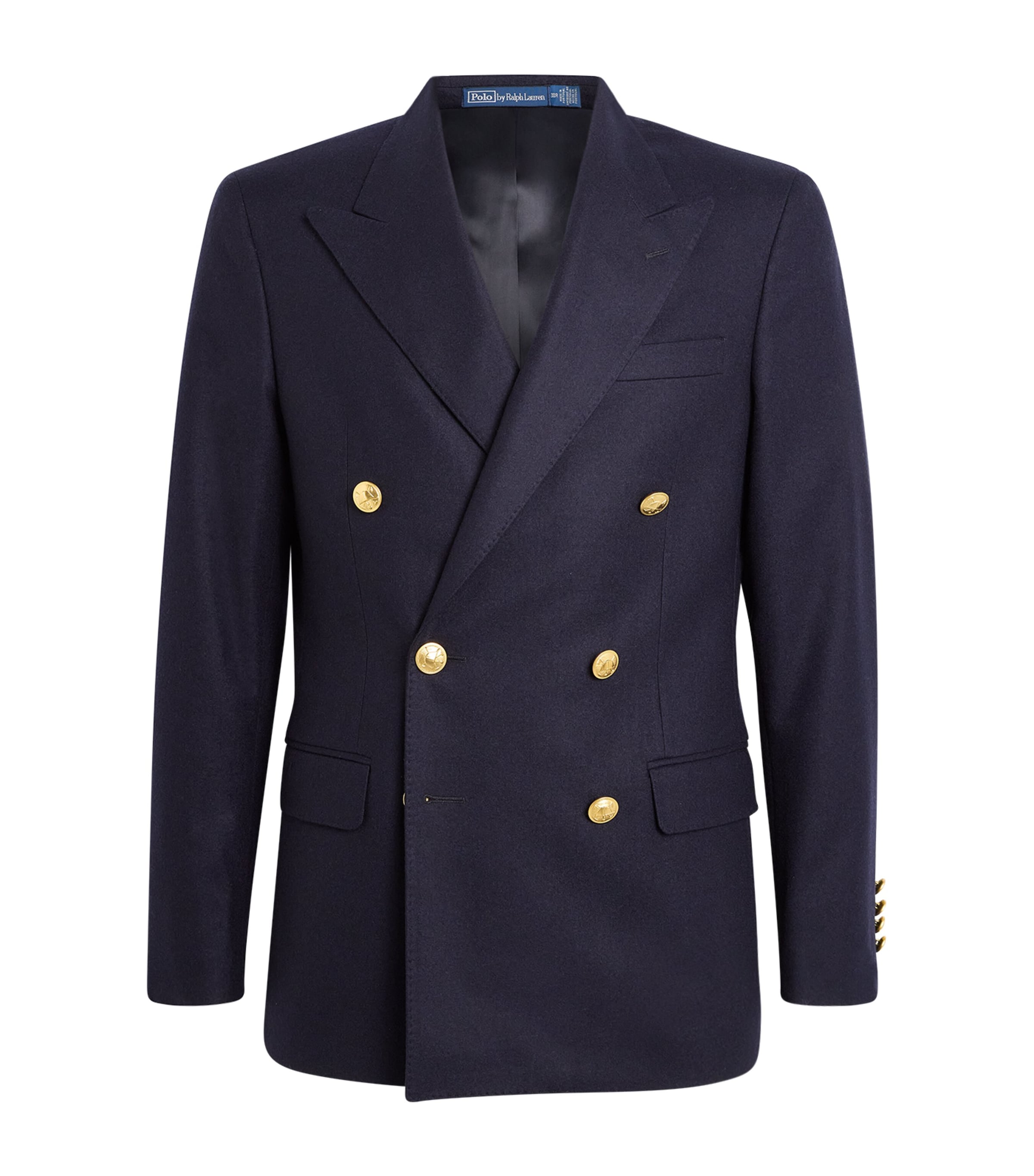 Wool Double-Breasted Blazer NAVY
