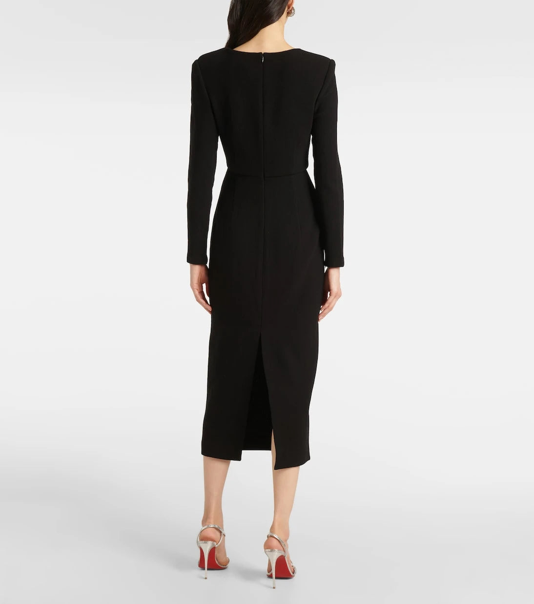 Roland Mouret - Wool crêpe midi dress