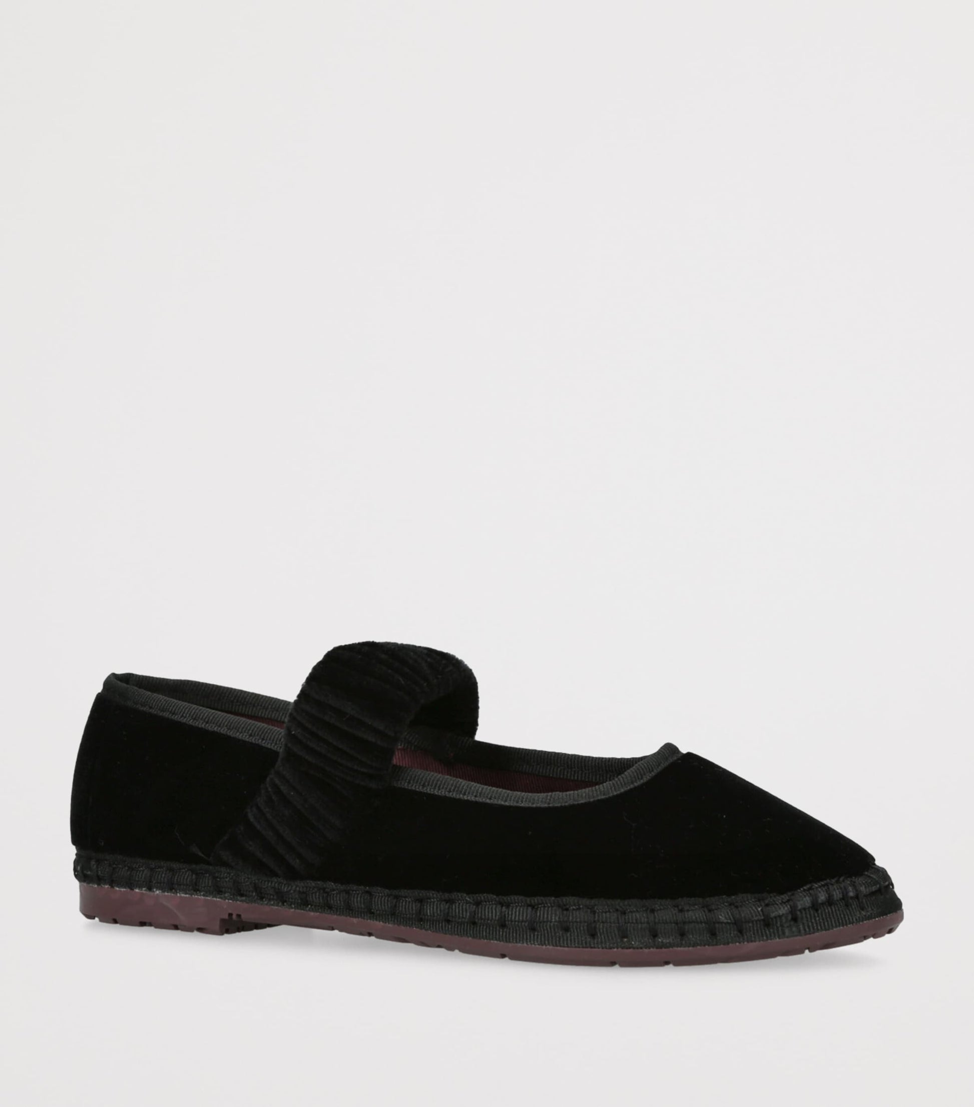Flabelus Black Velvet Mafalda Espadrilles