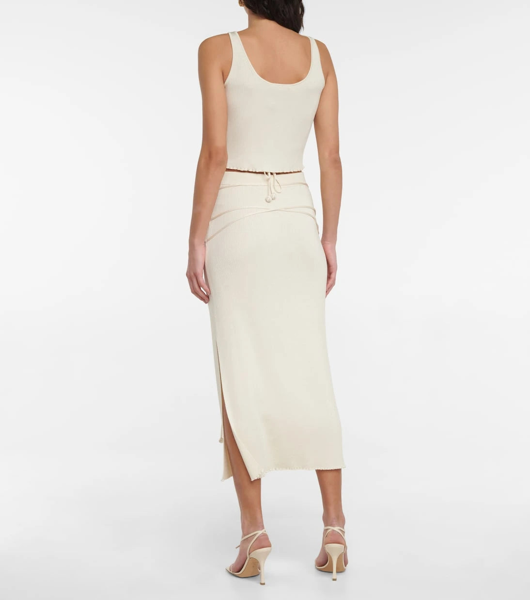 Altuzarra - Tassenka ribbed-knit midi skirt