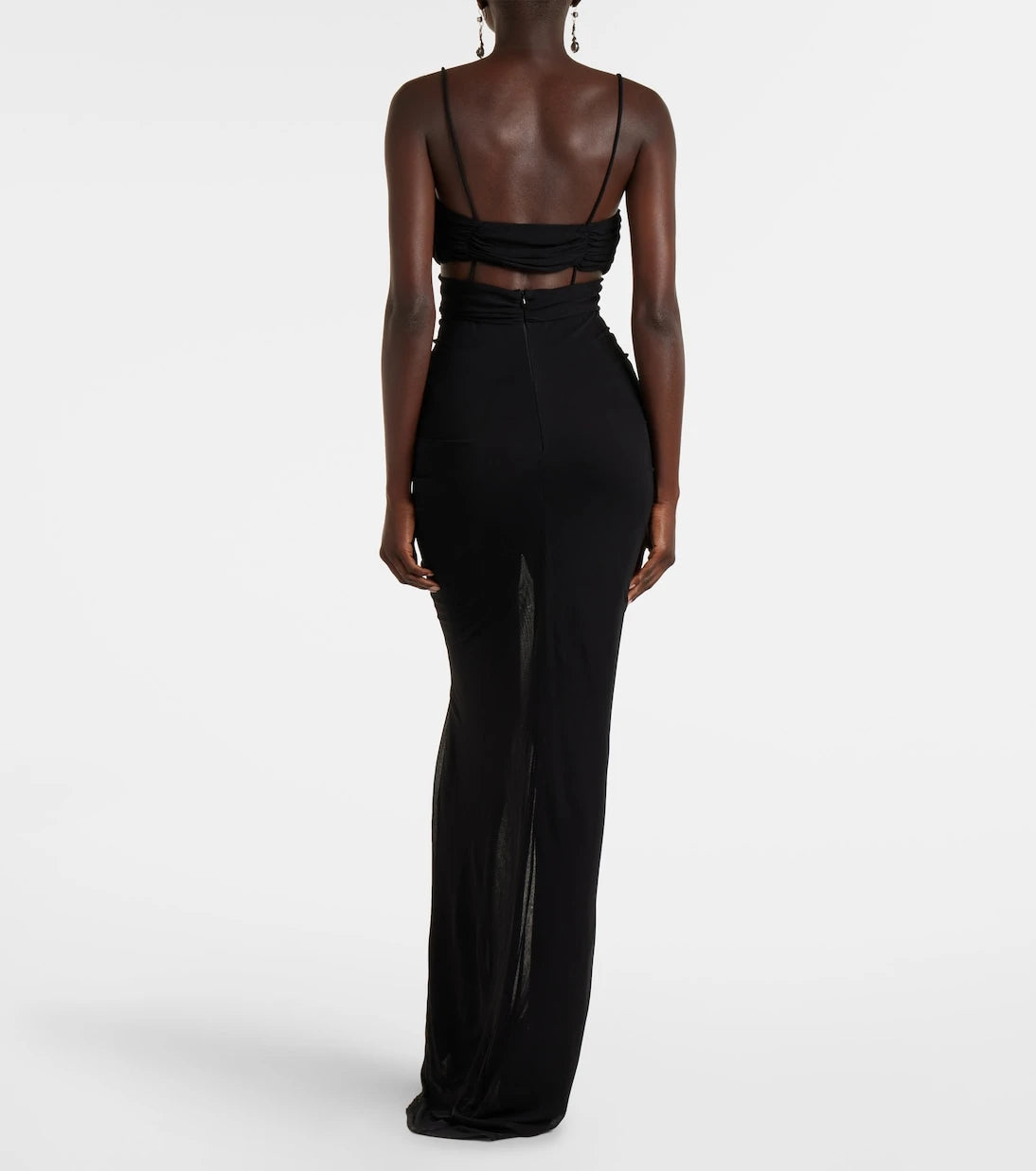 Blumarine - Cutout jersey gown