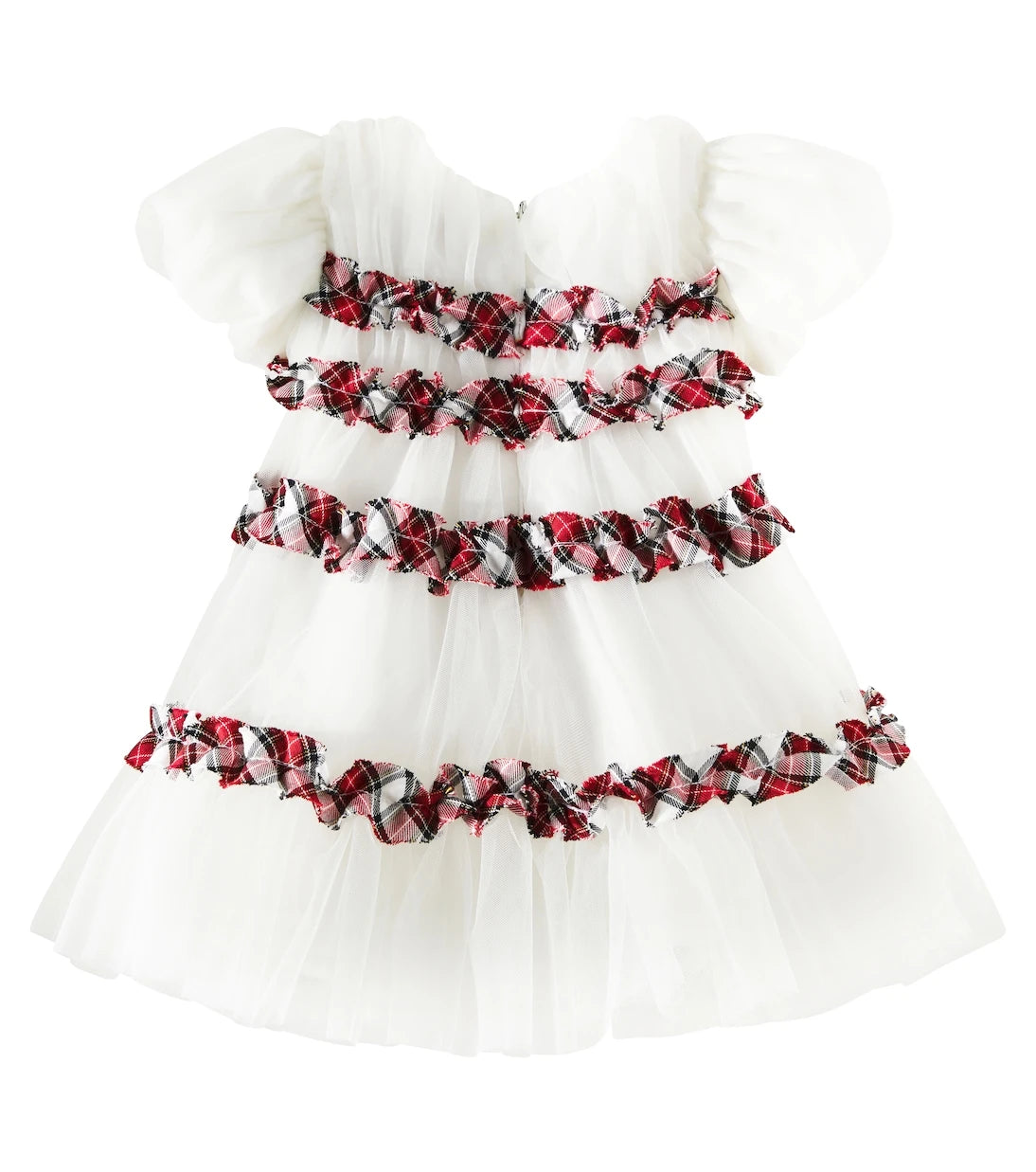 Monnalisa - Baby ruched tulle dress