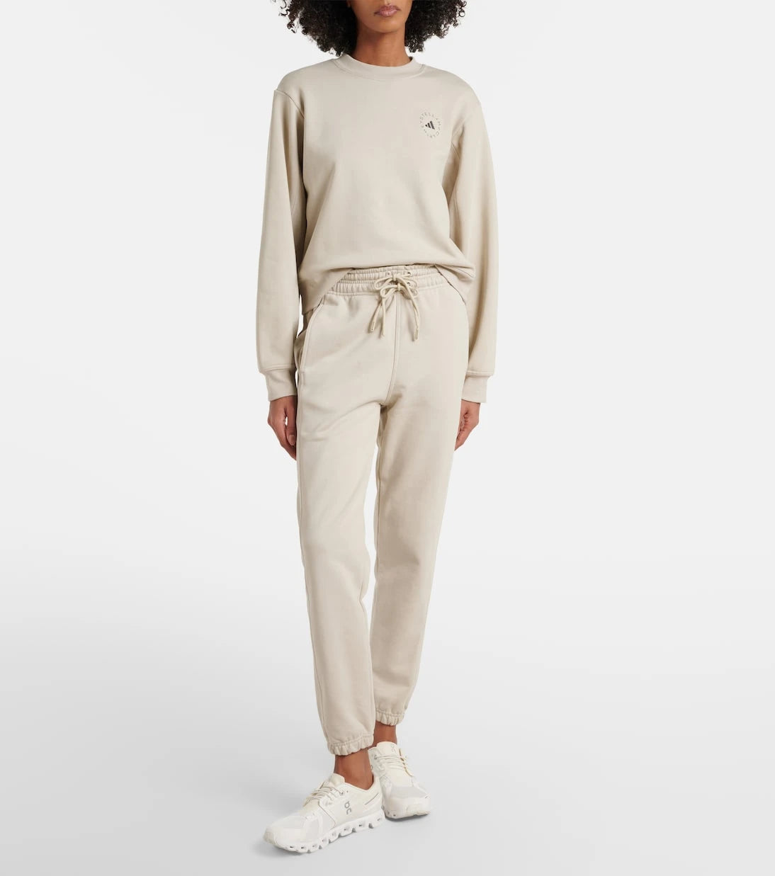 Adidas by Stella McCartney - Logo cotton sweatpants