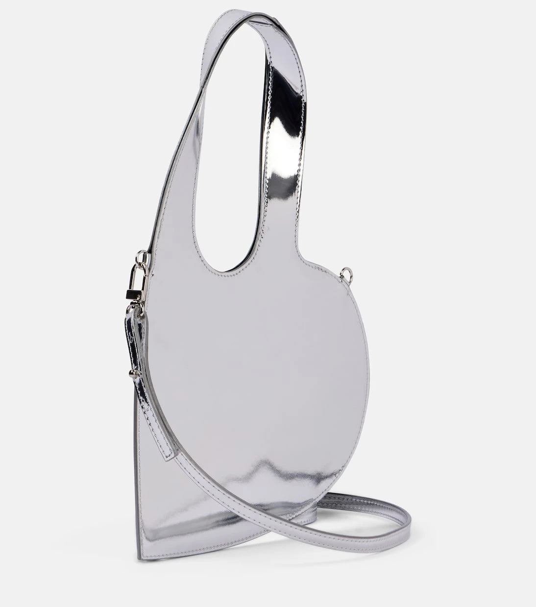 Coperni - Baby Heart mirrored leather crossbody bag