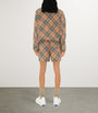 Burberry Yellow Check Cropped Reversible Jacket
