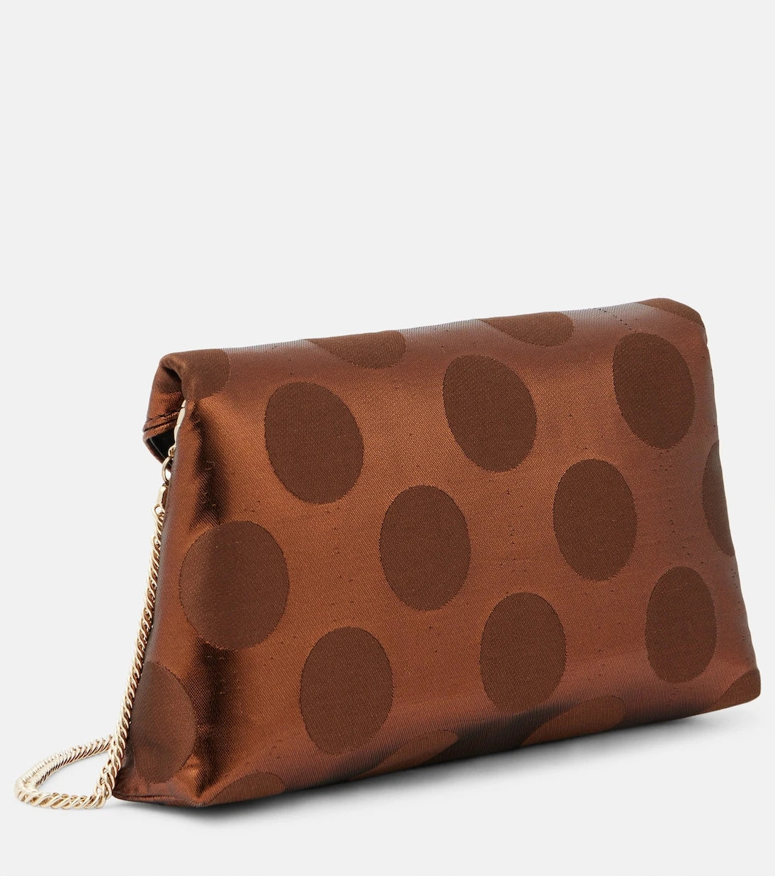 Dries Van Noten - Polka-dot metallic clutch