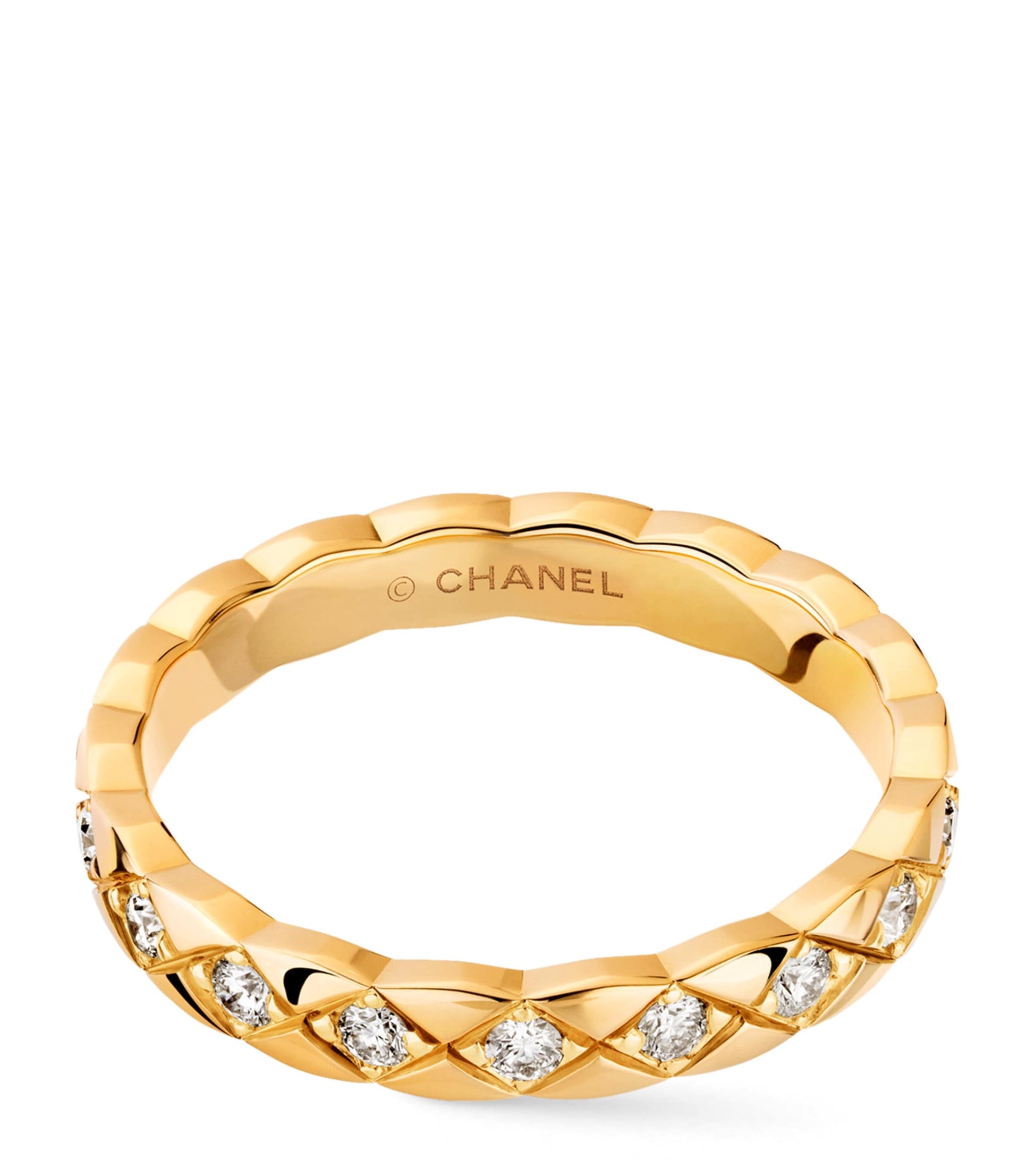 Yellow Gold and Diamond Coco Crush Ring
