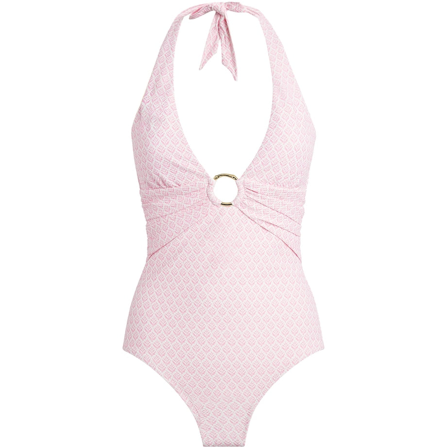 Multi Halterneck Cap Ferrat Swimsuit