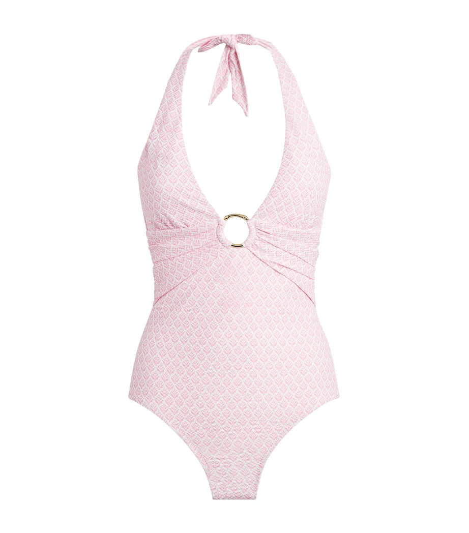Multi Halterneck Cap Ferrat Swimsuit