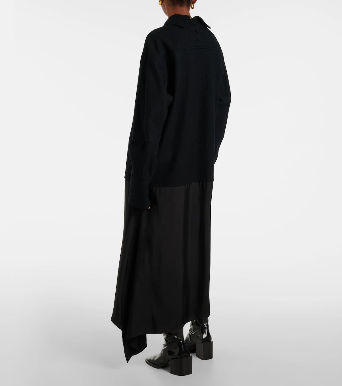 Jil Sander - Convertible wool midi dress