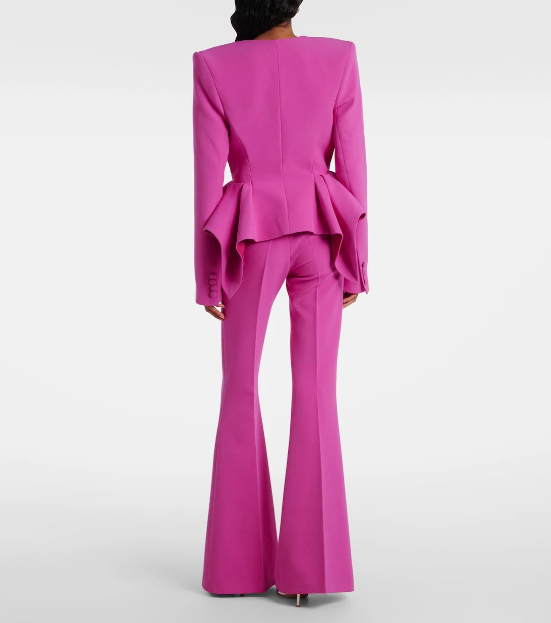 Safiyaa - Double-breasted peplum blazer