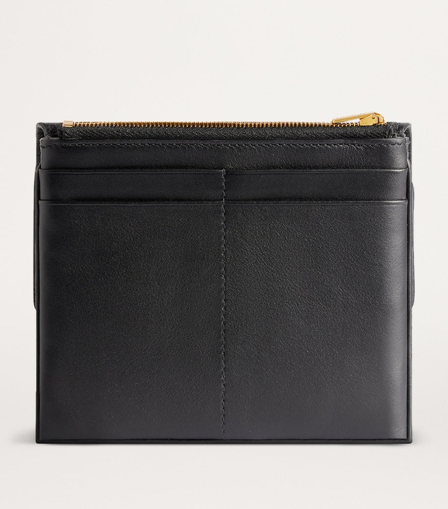 Balenciaga Black Leather Rodeo Wallet