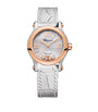 Rose Gold, Stainless Steel and Diamond Happy Sport Watch 30mm
