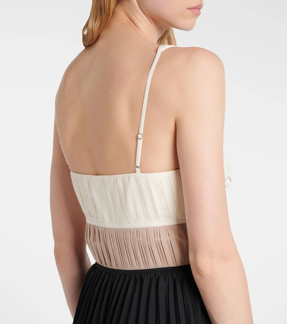 Simkhai - Stephanie pleated poplin midi dress