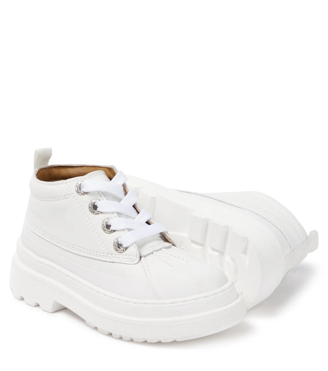 Jacquemus Enfant - Les Meunier leather ankle boots