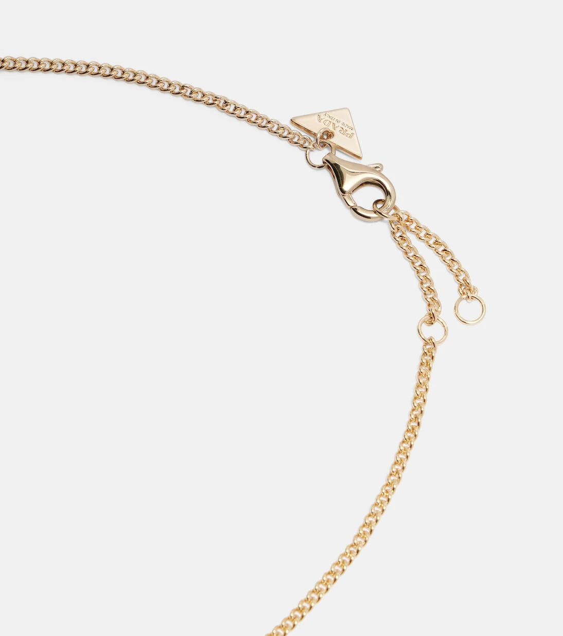Prada - Logo pendant necklace