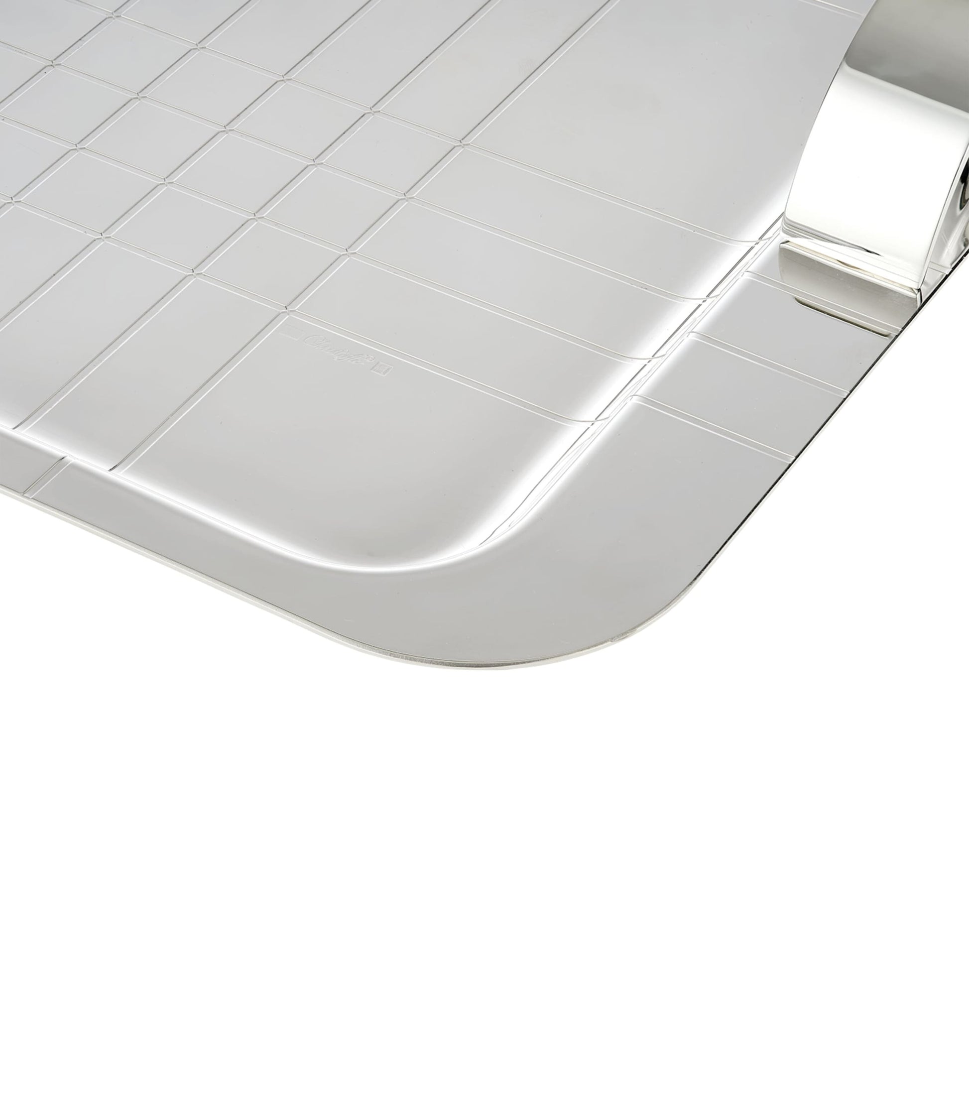 Christofle Silver-Plated Graphik Handheld Tray (45cm x 32cm)