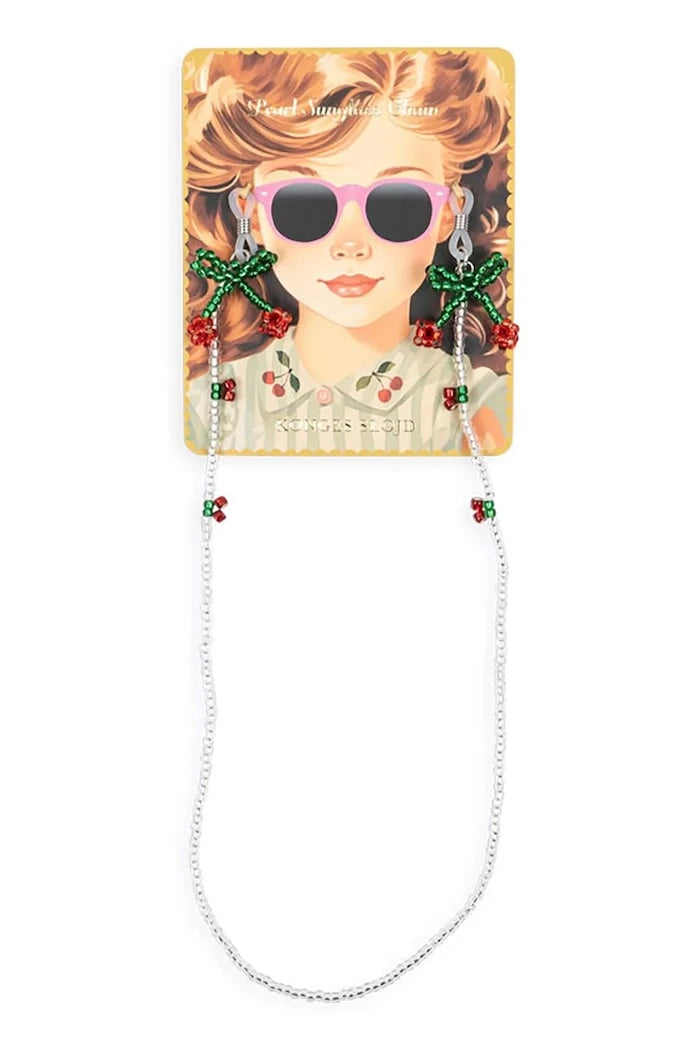 Konges Sløjd SUNGLASSES BEAD CHAIN CHERRY Çocuk Güneş Gözlüğü Zinciri