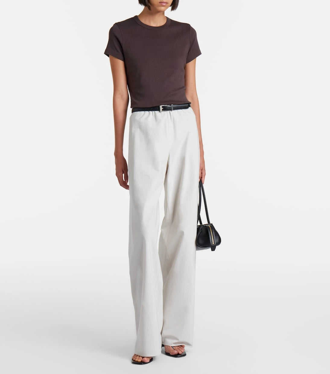 Vince - '90s Shrunken cotton-blend T-shirt