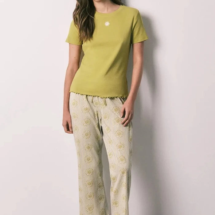women'secret iki parçalı pamuklu kadın pijama seti
