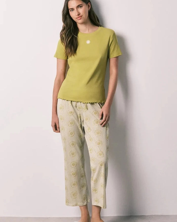 women'secret iki parçalı pamuklu kadın pijama seti