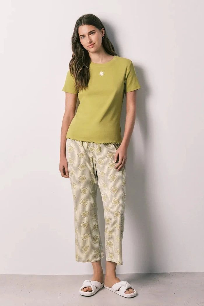 women'secret iki parçalı pamuklu kadın pijama seti