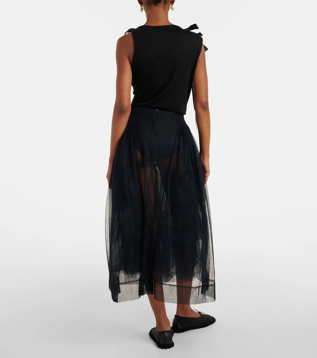 Simone Rocha - Tül midi etek