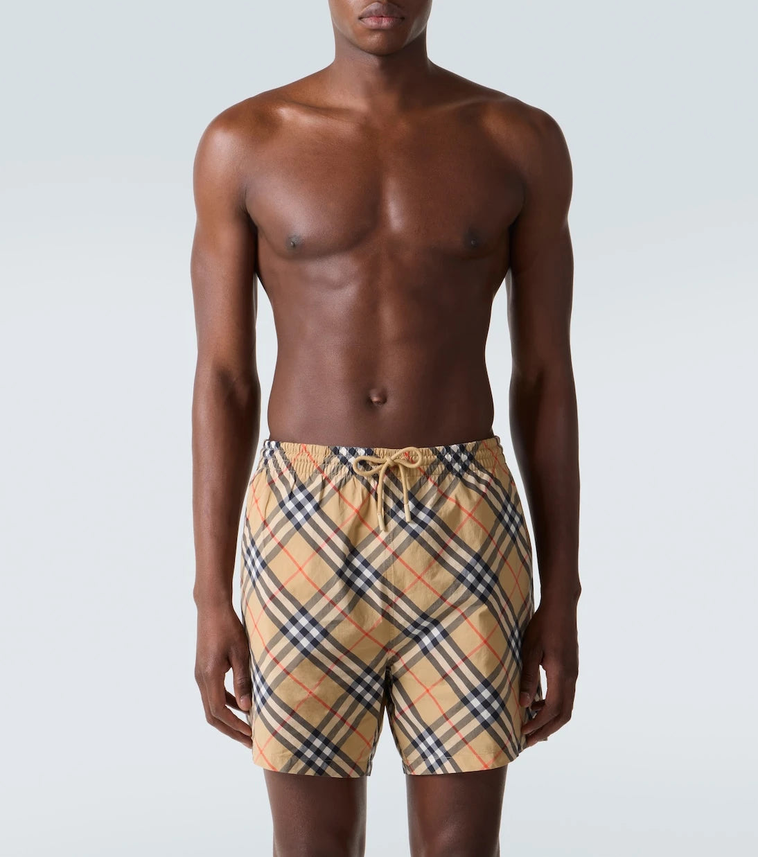Burberry - Burberry Check swim trunks