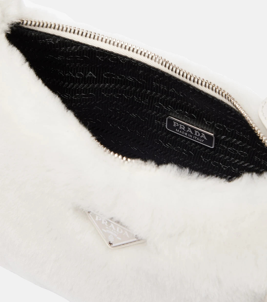 Prada - Re-Edition 2000 shearling shoulder bag