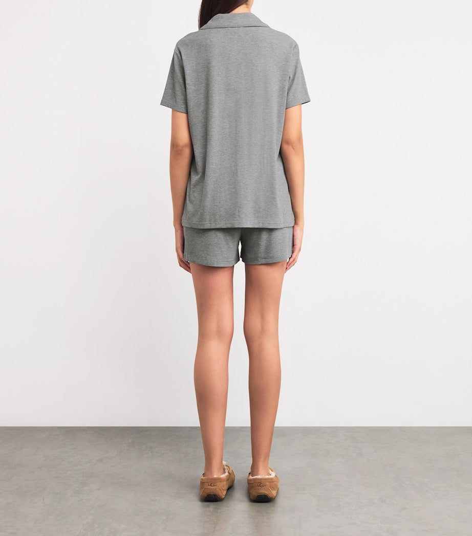 Skims Grey Soft Lounge Short Pyjamas
