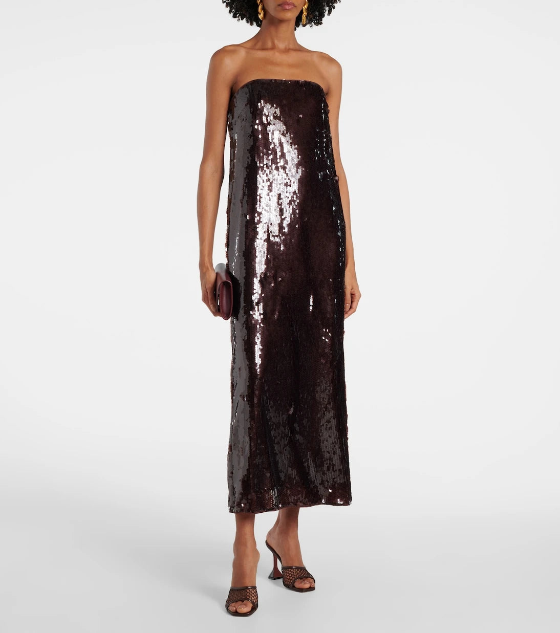 Staud - Casey sequined maxi dress