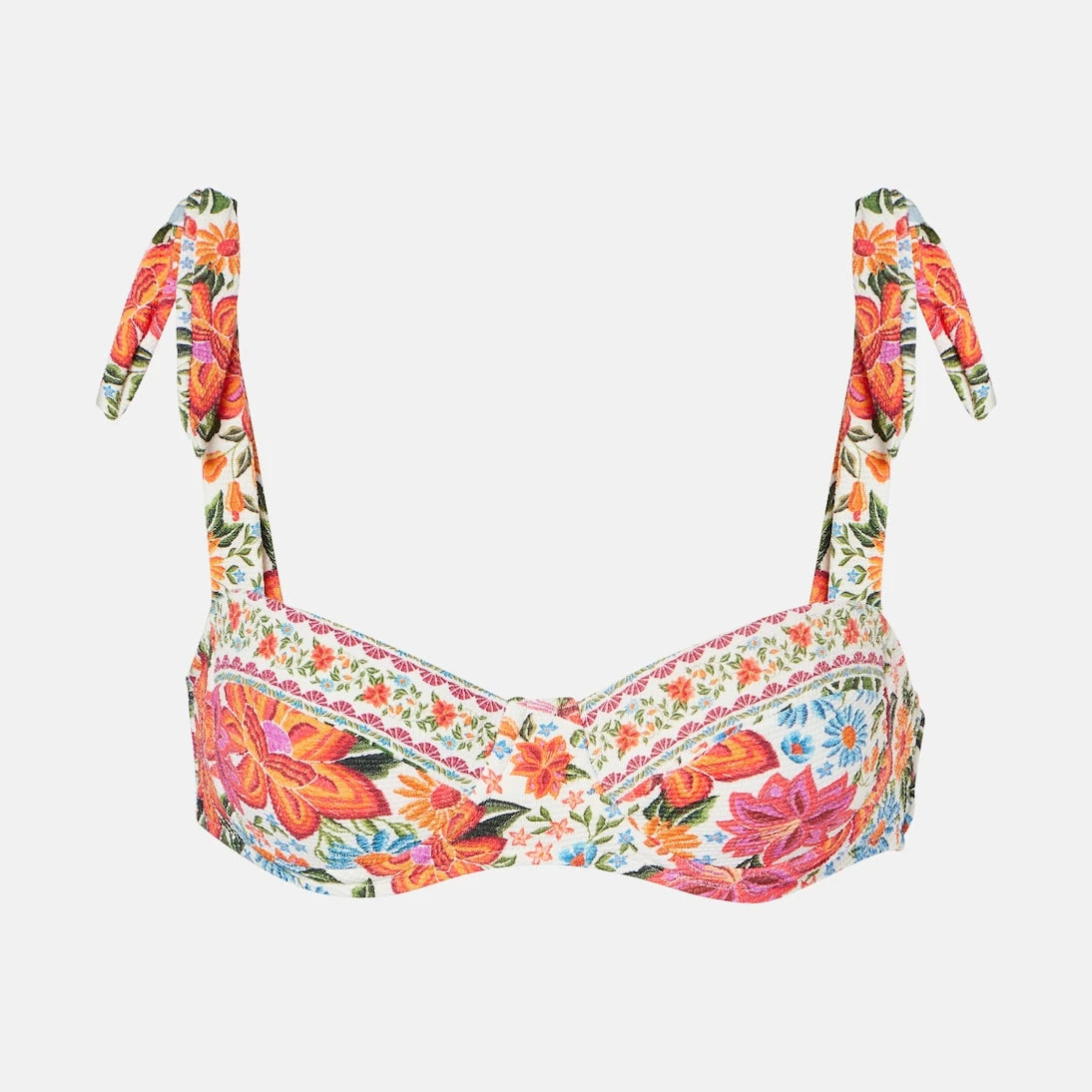 Farm Rio - Floral bikini top