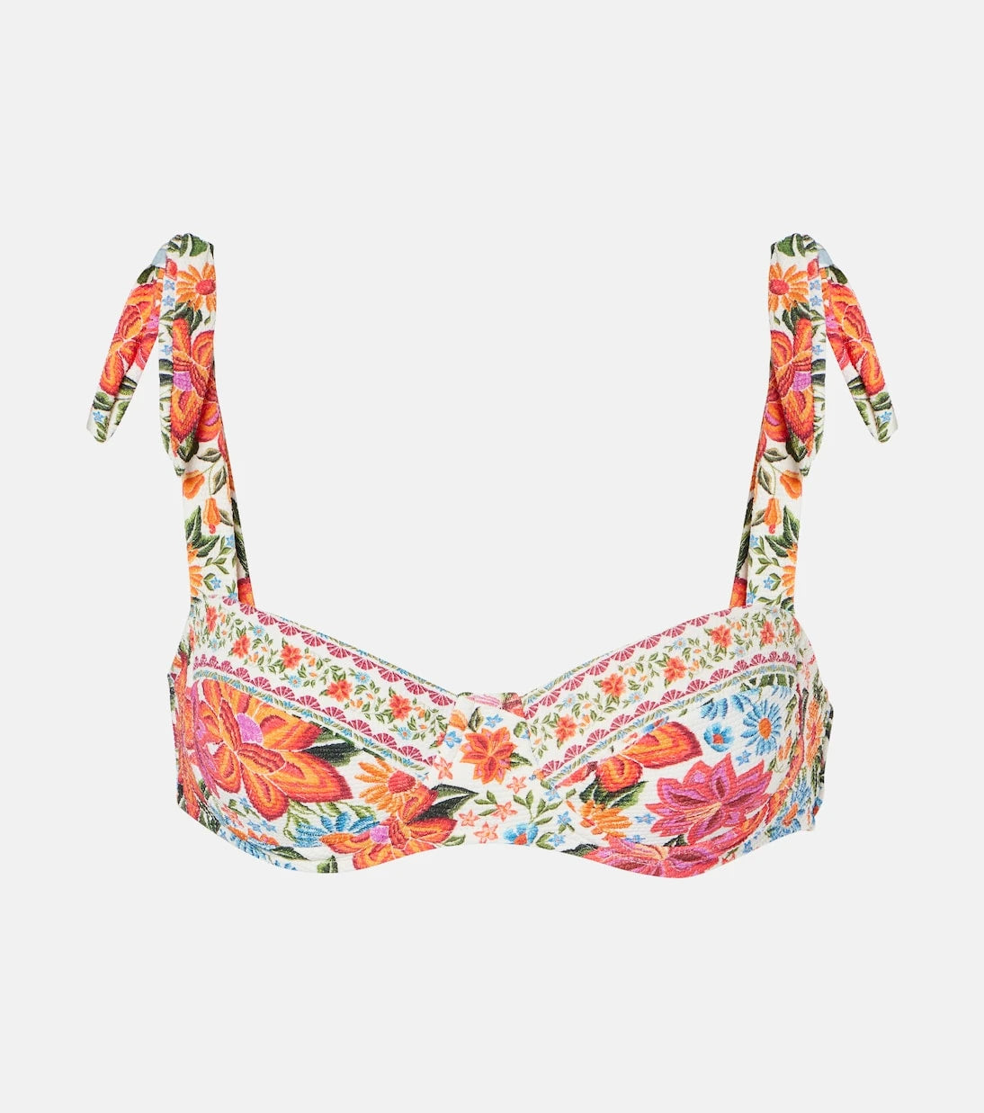 Farm Rio - Floral bikini top