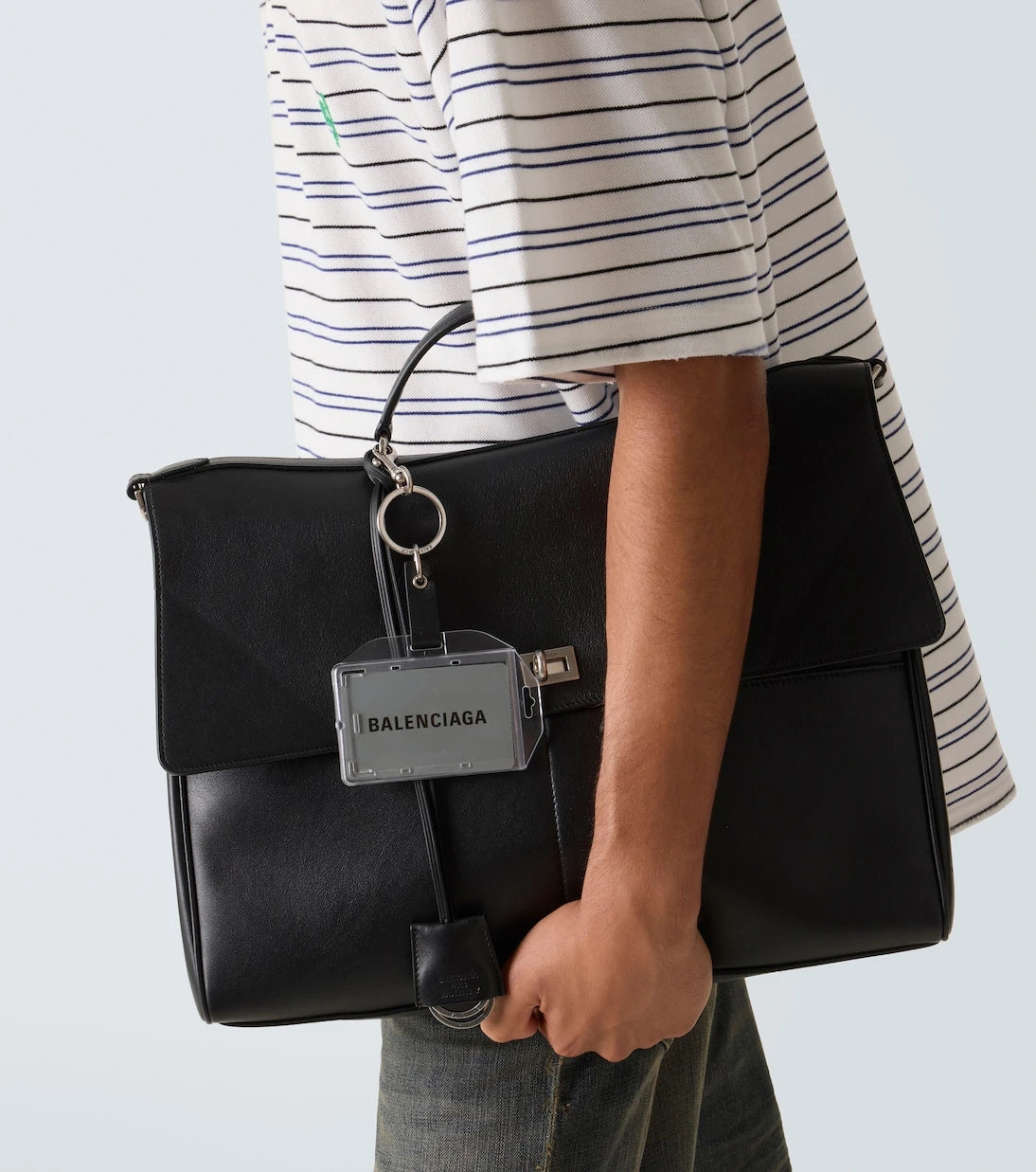 Balenciaga - Rodeo leather briefcase