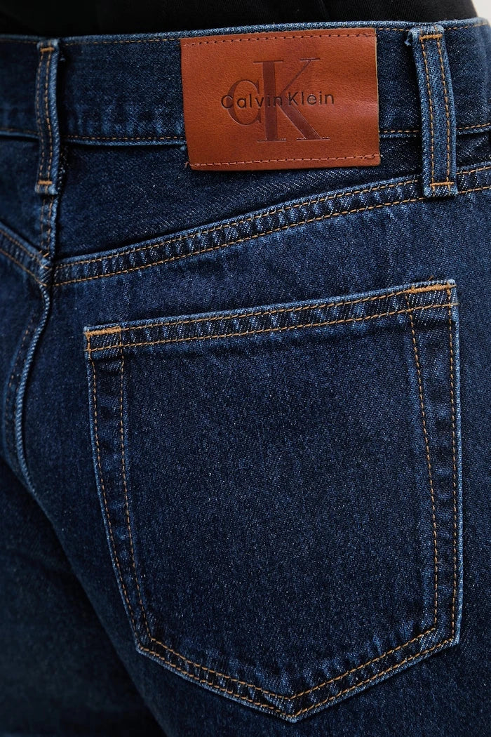 Calvin Klein Jeans къс панталон дамски деним