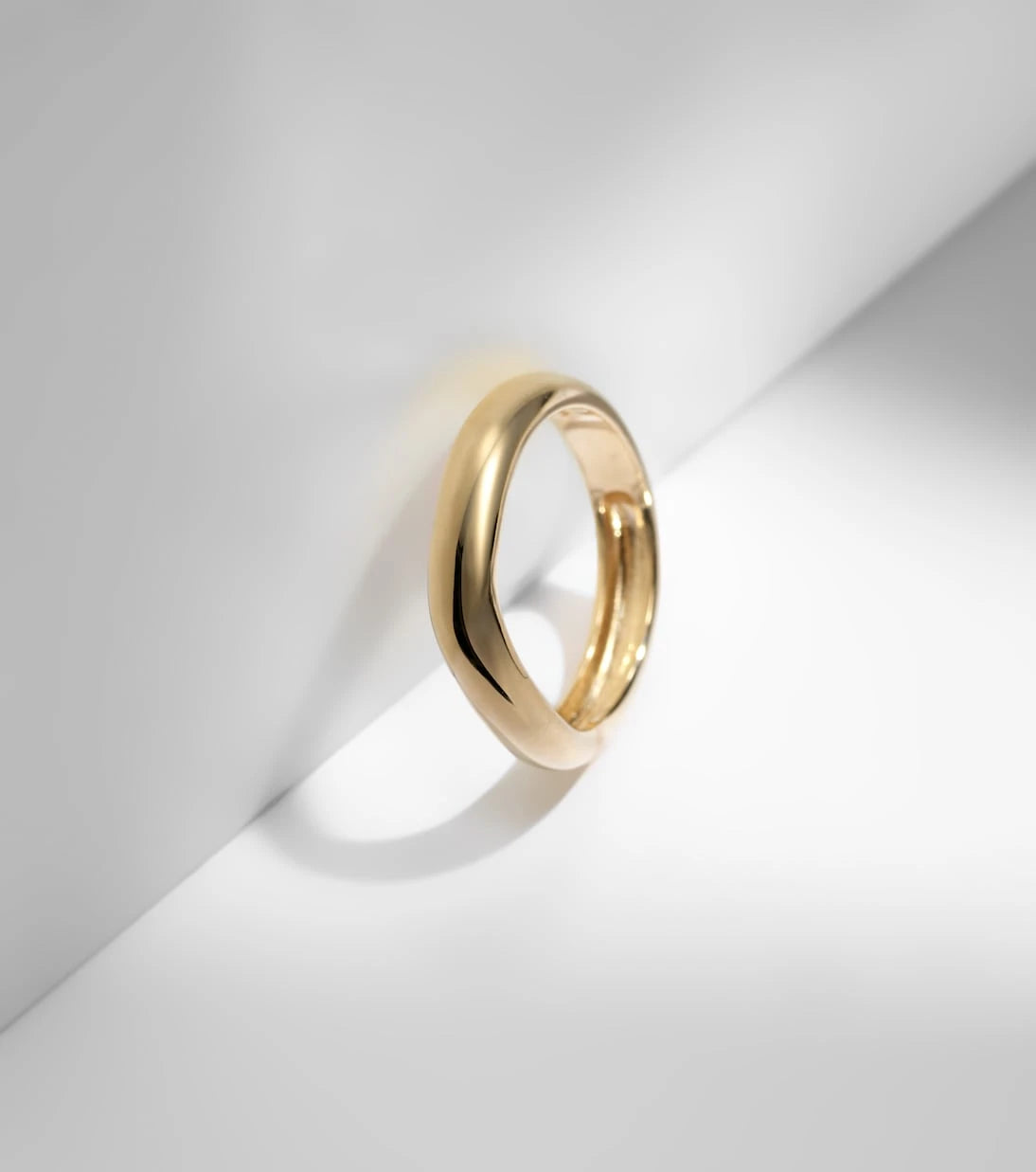 Stone and Strand - Bold Merge 14kt gold ring