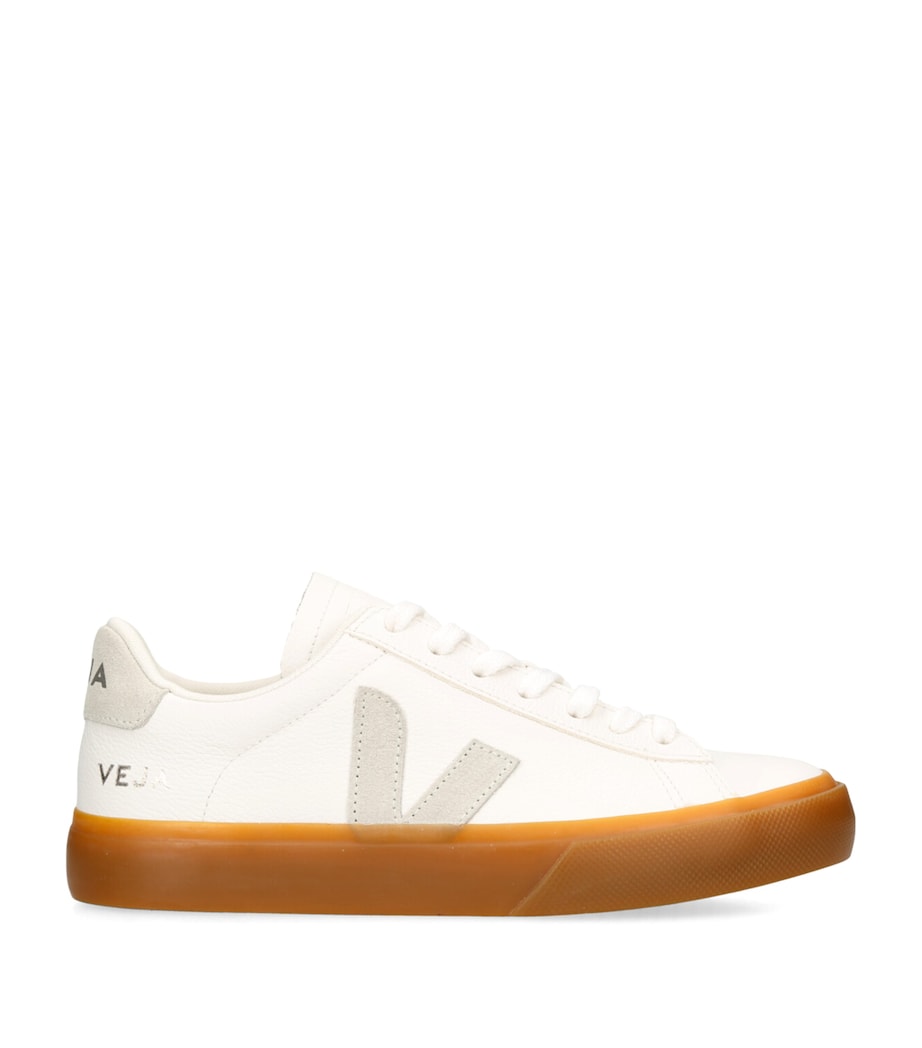 Veja White Leather Campo Sneakers