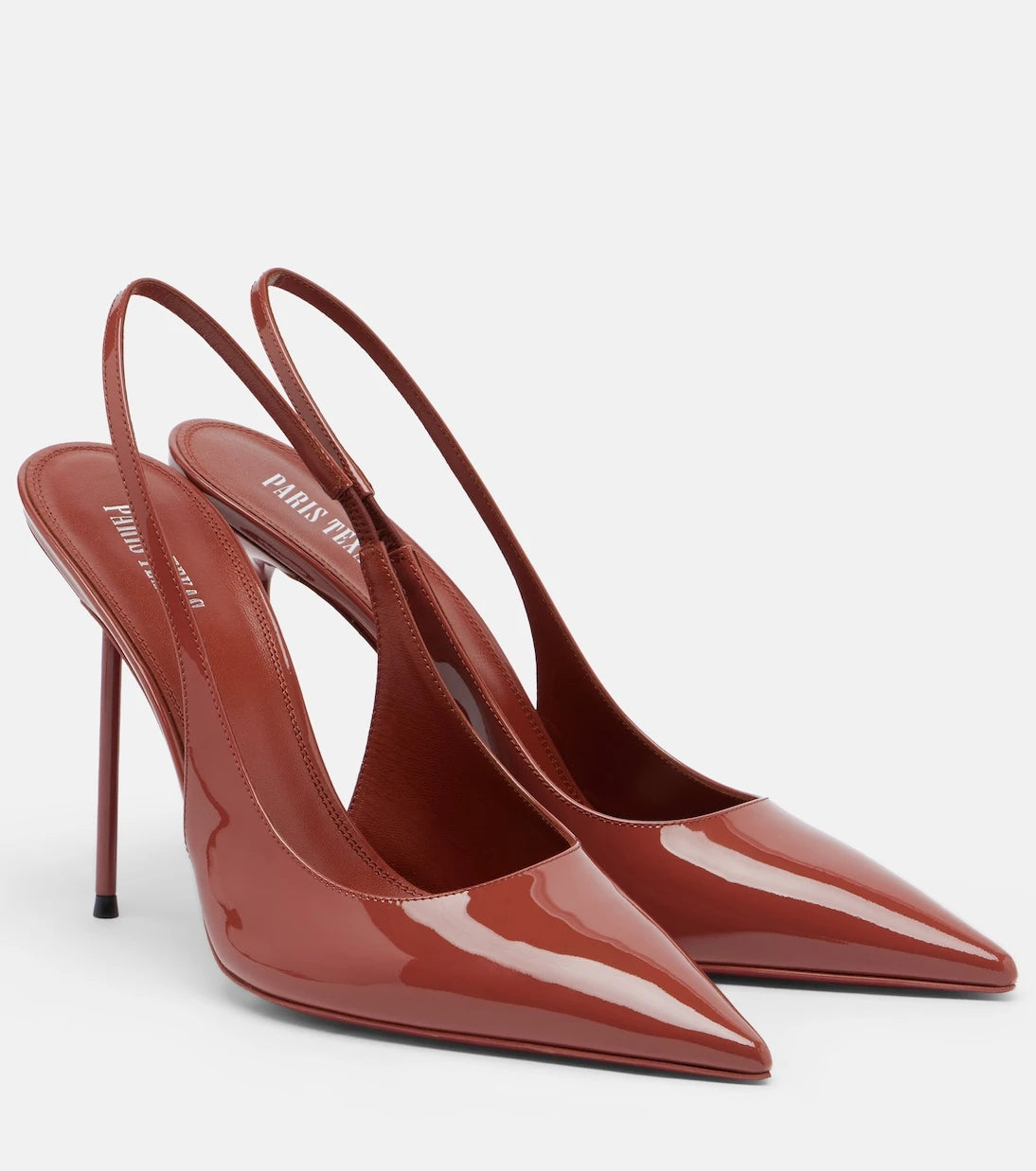 Paris Texas - Lidia patent leather slingback pumps