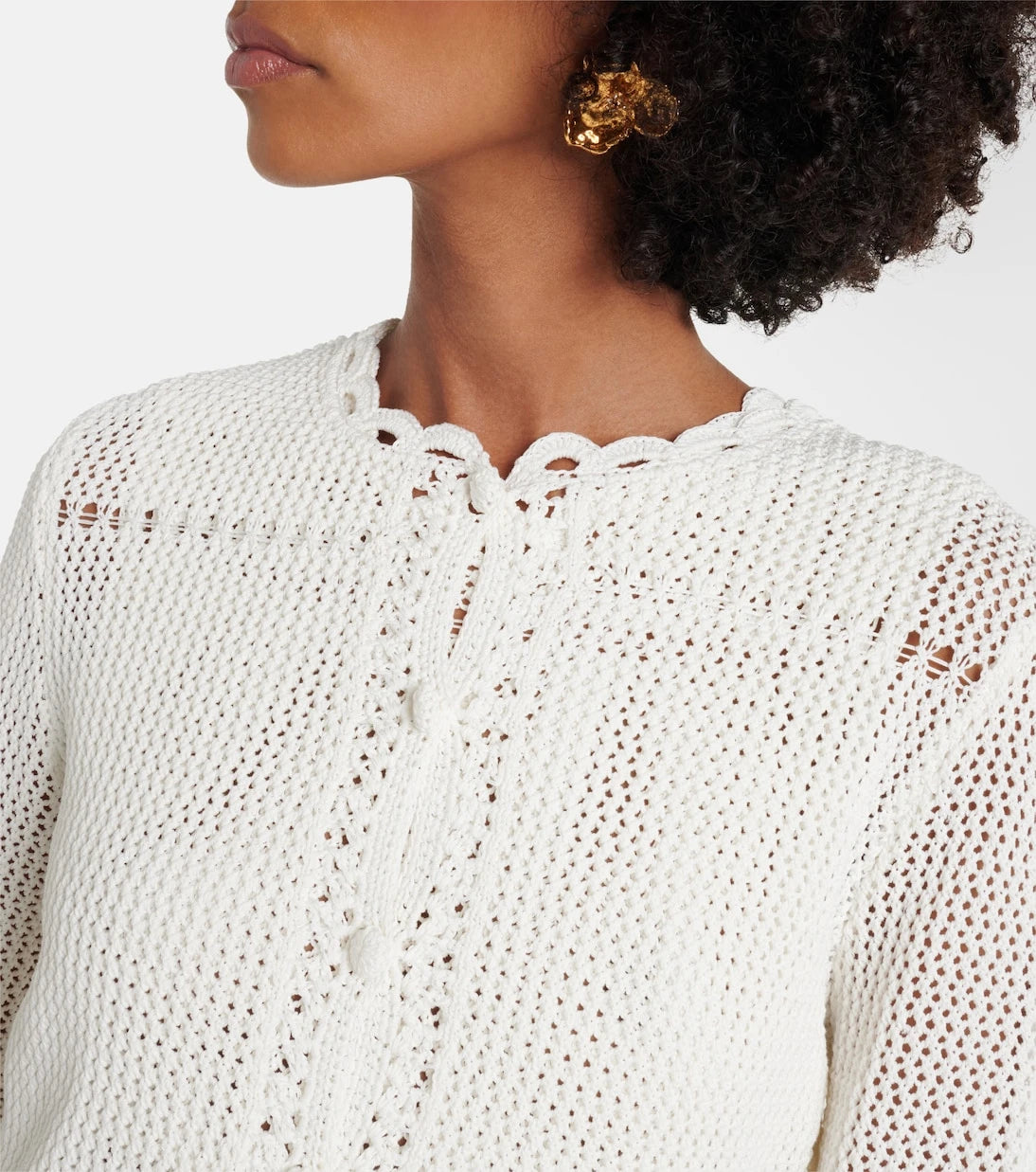 Erdem - Crochet cotton cardigan