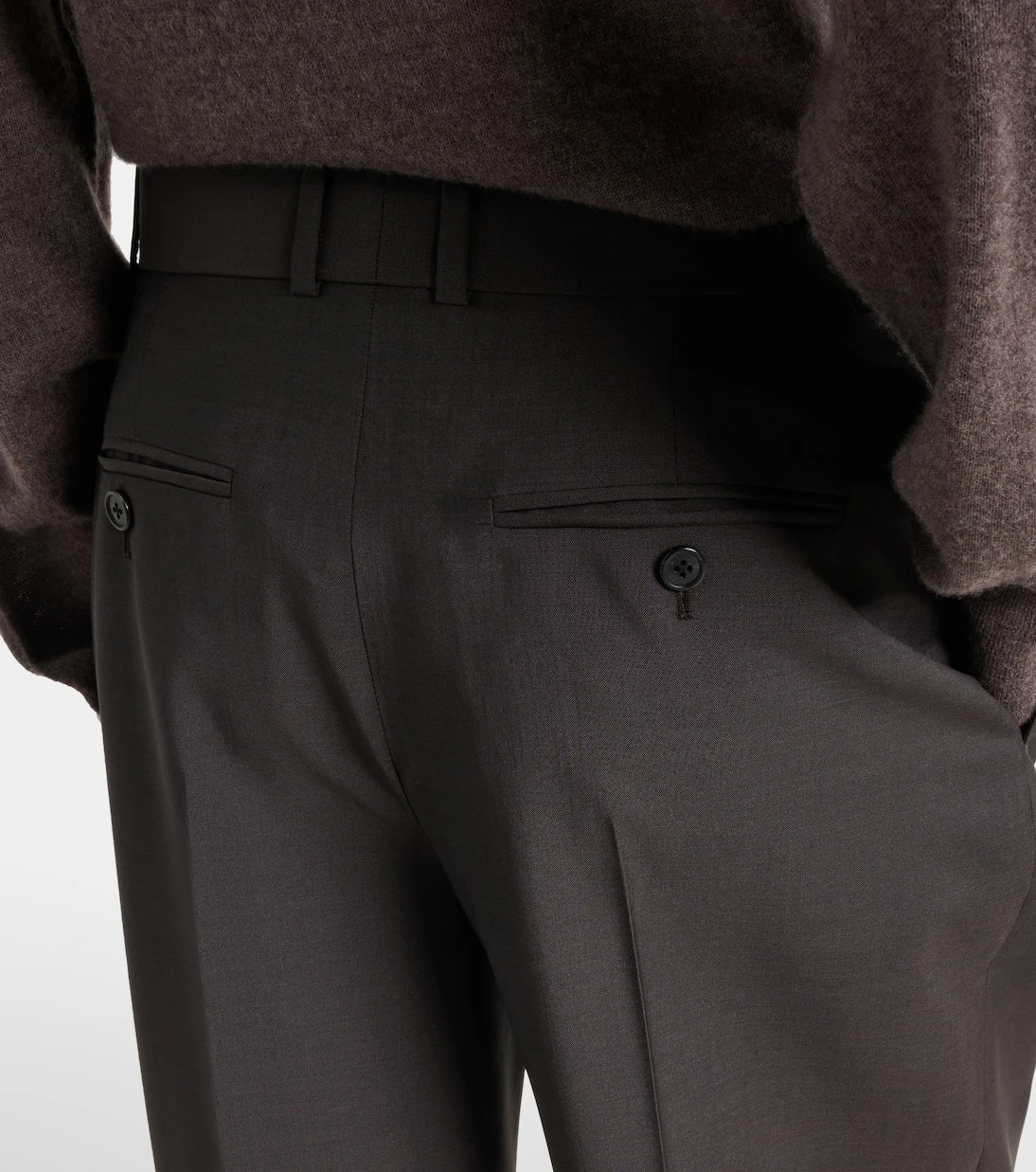 The Row - Mikkela high-rise wool and mohair pants
