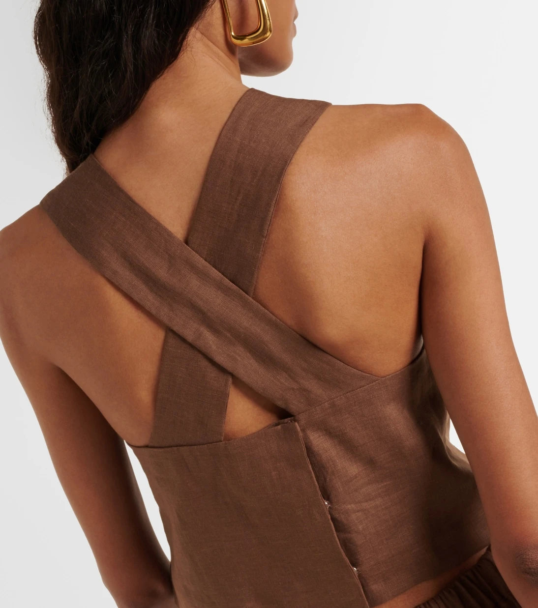 Asceno - Cozumel linen tank top