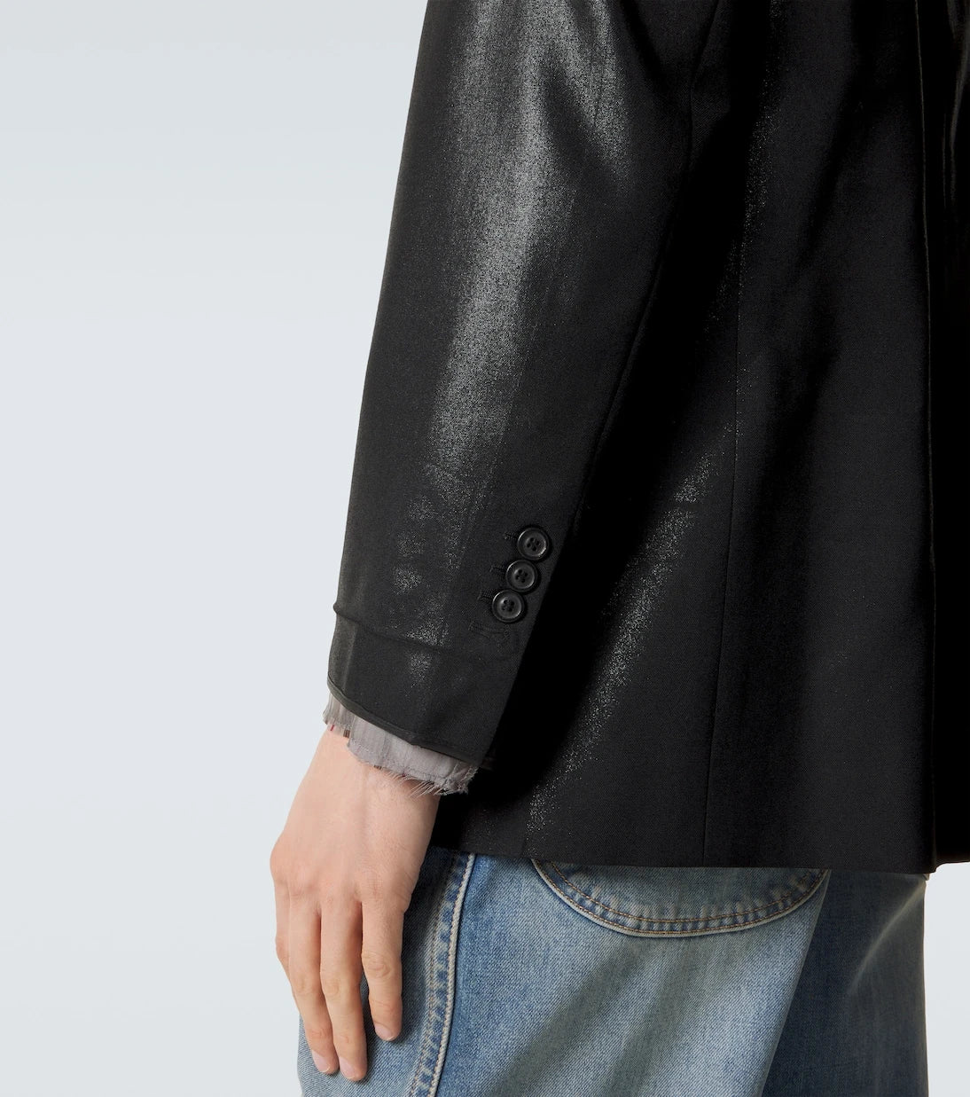Maison Margiela - Double-breasted virgin wool blazer