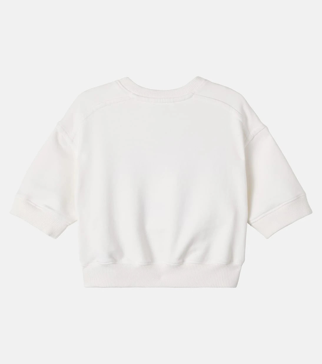 Chloé Kids - سويت شيرت من القطن جيرسي بشعار الماركة