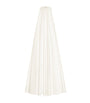 Givenchy White Leather Halterneck Maxi Dress