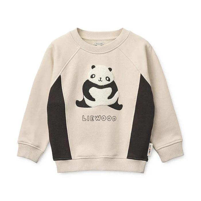 Детски памучен суичър Liewood Aude Placement Sweatshirt