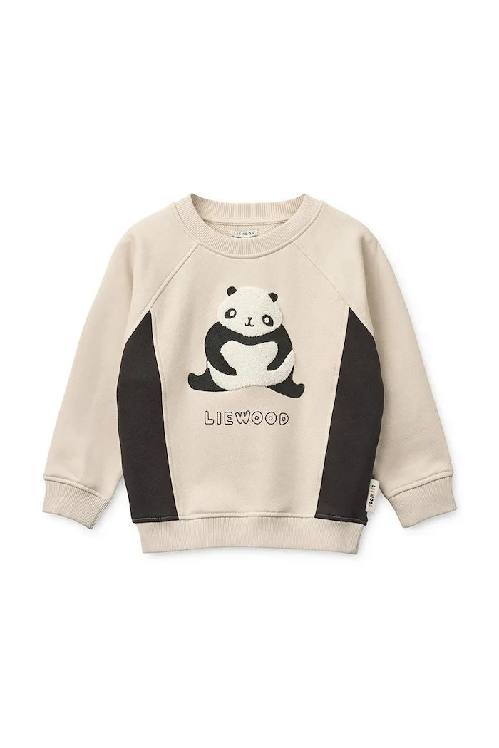 Детски памучен суичър Liewood Aude Placement Sweatshirt
